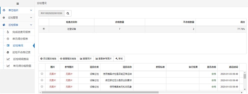 EMS设备管理软件分析报表